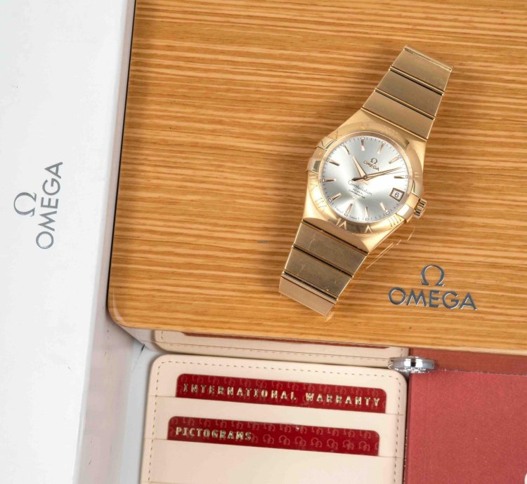 Omega Constellation Men Red Gold On Red Gold 123 50 38 21 02 001 December 2018