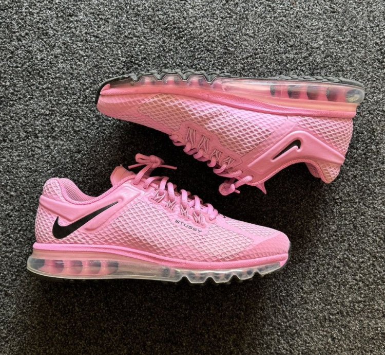 Soft Pink Stussy Nike Air Max 2013