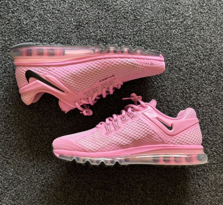 Soft Pink Stussy Nike Air Max 2013