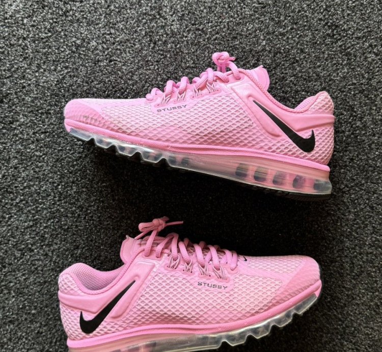 Soft Pink Stussy Nike Air Max 2013