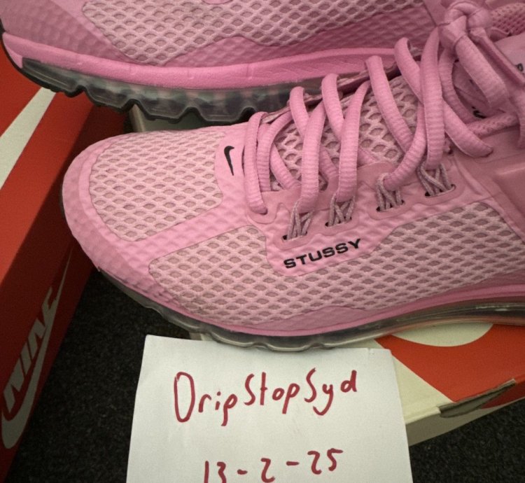 Soft Pink Stussy Nike Air Max 2013