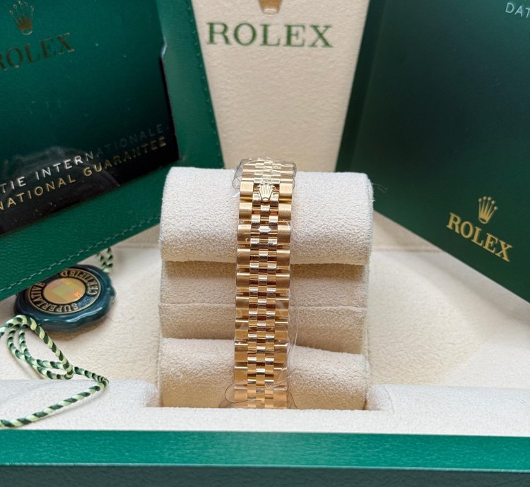 Rolex Lady-datejust 28 New 2024 Mop Diamond Dial 18k Yellow Gold Diamond Bezel Jubilee