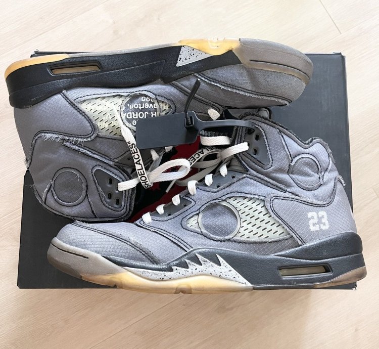 Steal Off White Air Jordan 5 Retro Sp Muslin - Size 11
