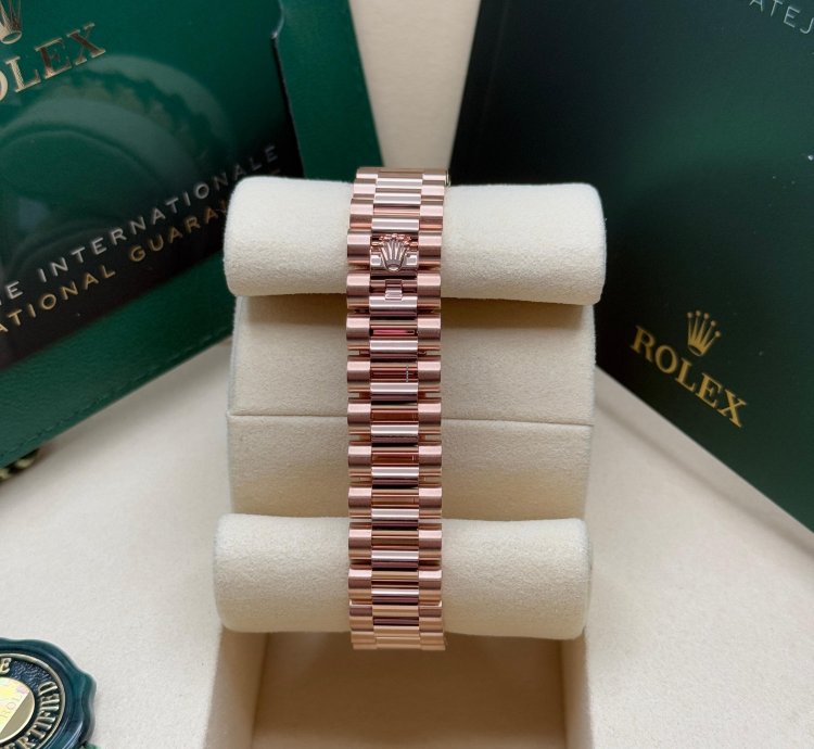 Rolex Lady-datejust 28 New 2025 Mother Of Pearl Diamond Dial Rose Gold Presidents Bracelet