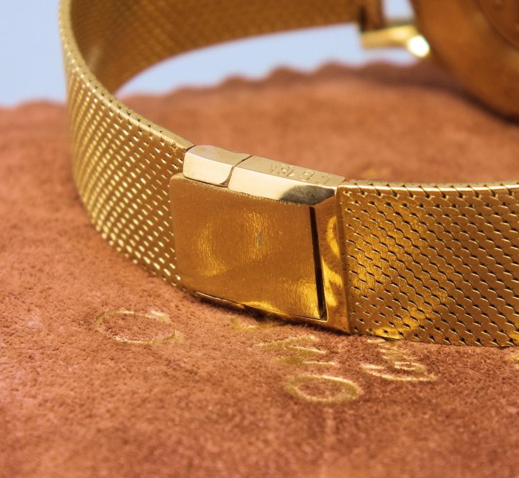 Omega Constellation Pie Pan Delux 18k Gold Dial Bracelet 18k Box