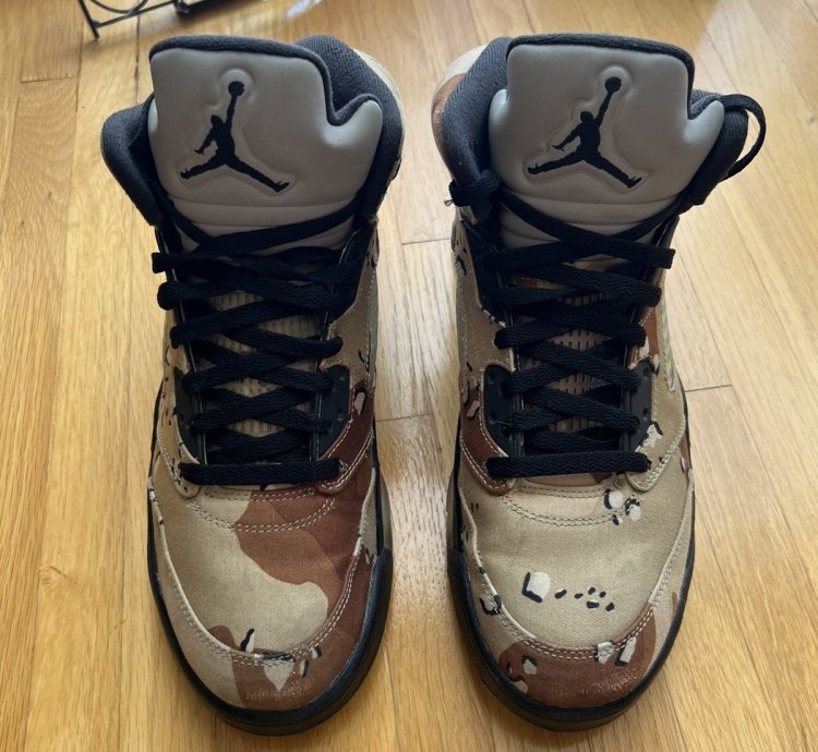 Supreme Air Jordan 5 Retro Desert Camo