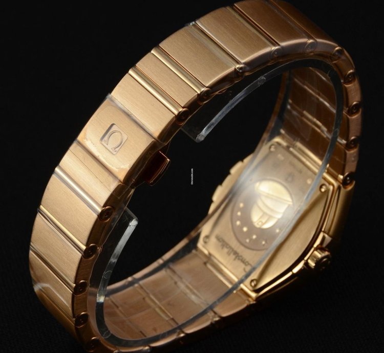Omega Constellation Quartz Brushed Red Gold 123 55 27 60 55 002