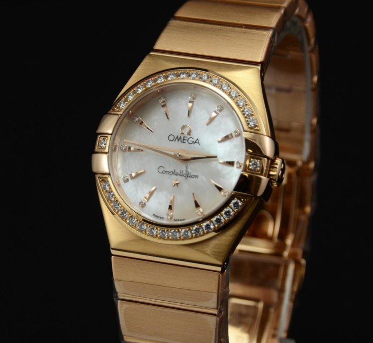Omega Constellation Quartz Brushed Red Gold 123 55 27 60 55 002