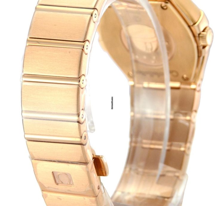 Omega Constellation Quartz Brushed Red Gold 123 55 27 60 55 002