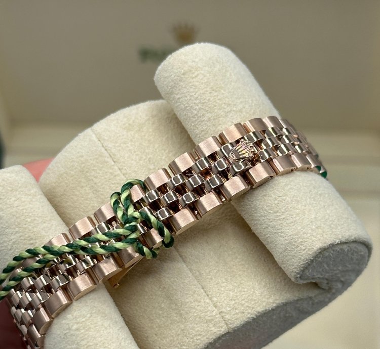 Rolex Lady-datejust Diamonds Green Jub