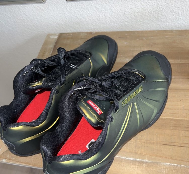 Supreme Air Zoom Courtposite Metallic Gold