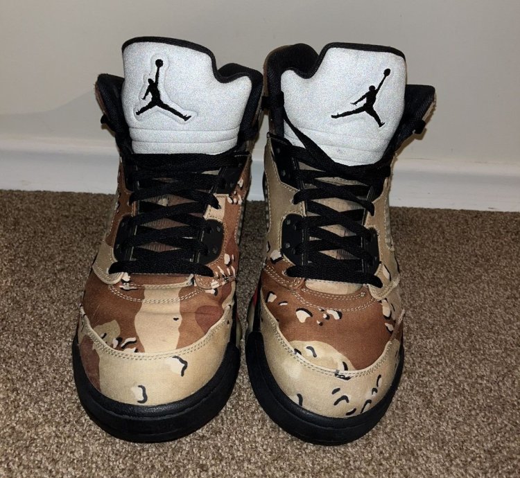 Supreme Desert Camo Jordan 5s