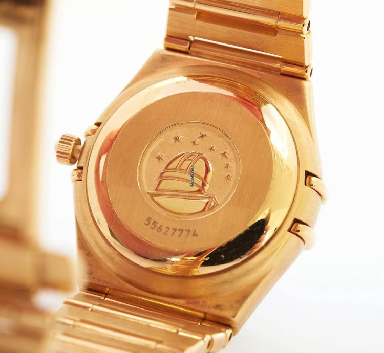 Omega Constellation Quartz My Choice Mini Diamond And 18 Gold Lady Wrist Watch New Price 14999chf