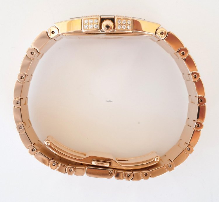 Omega Constellation Quartz Quadrella Quartz 18k Rose Gold Mop Dial