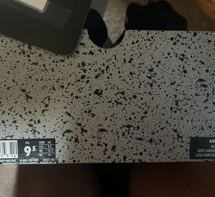 Supreme Jordan 5 Black 2015