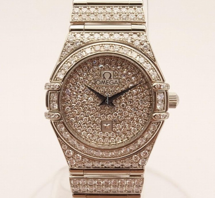 Omega Constellation Quartz White Gold Very Good