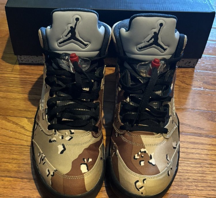 Supreme Jordan 5 Camo
