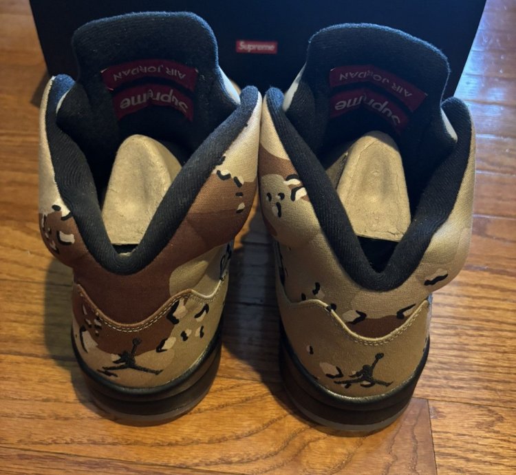 Supreme Jordan 5 Camo