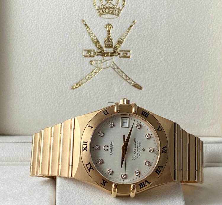 Omega Constellation Rose Gold 35 Mm Oman Full Set