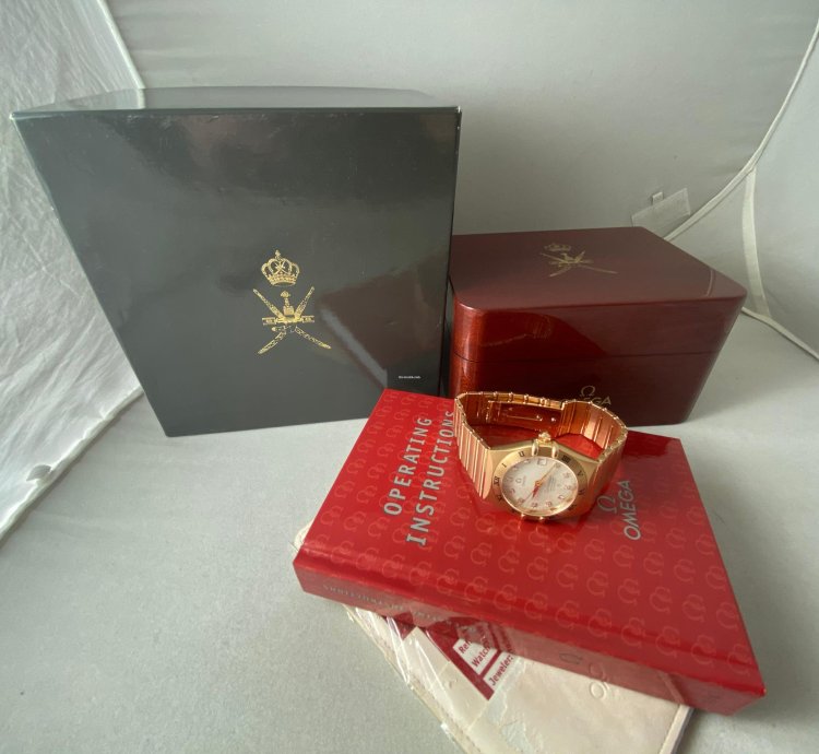 Omega Constellation Rose Gold 35 Mm Oman Full Set