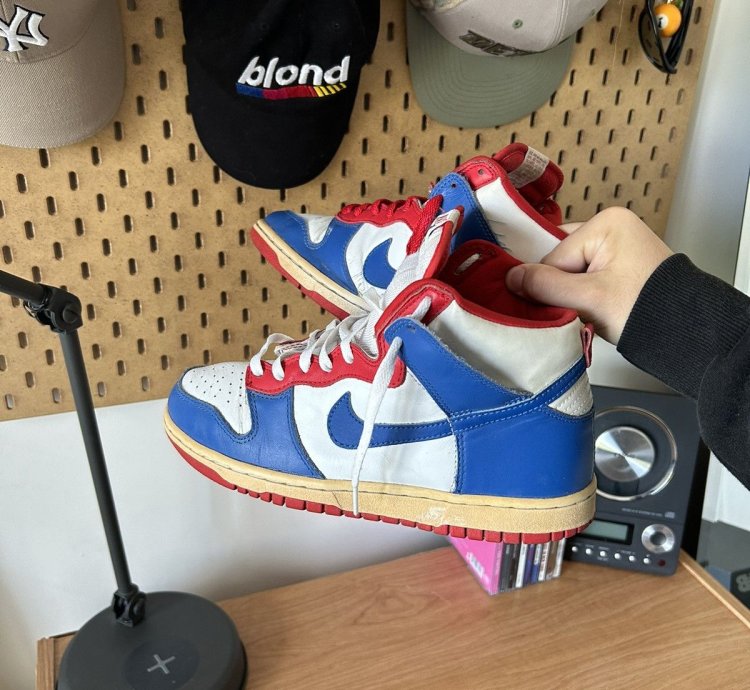 2003 Nike Dunk High Sb Red Blue