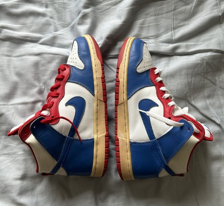 2003 Nike Dunk High Sb Red Blue