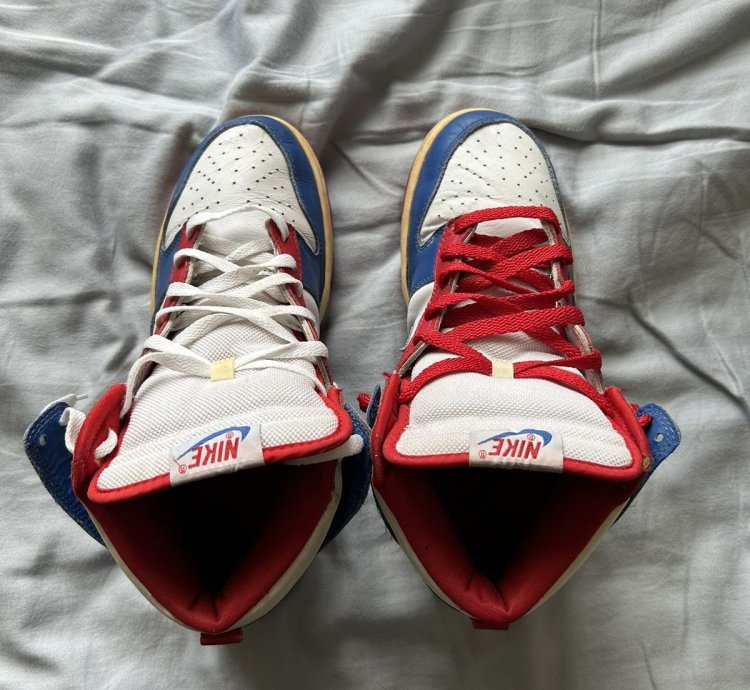 2003 Nike Dunk High Sb Red Blue