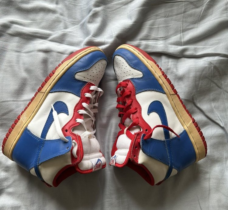2003 Nike Dunk High Sb Red Blue