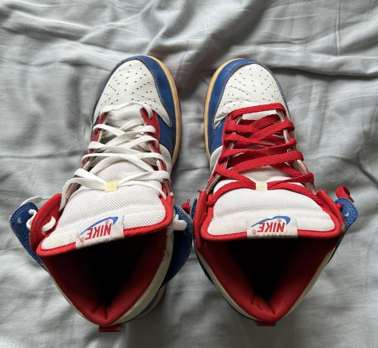 2003 Nike Dunk High Sb Red Blue