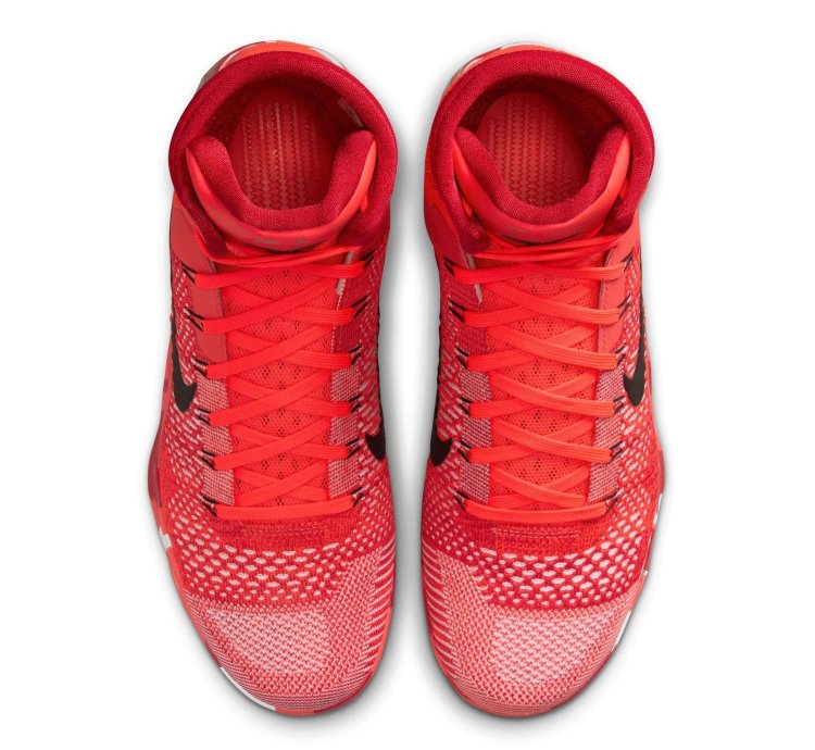 Nike Kobe Ix Elite Protro High Bright Crimson Blk-wht Sz 5m