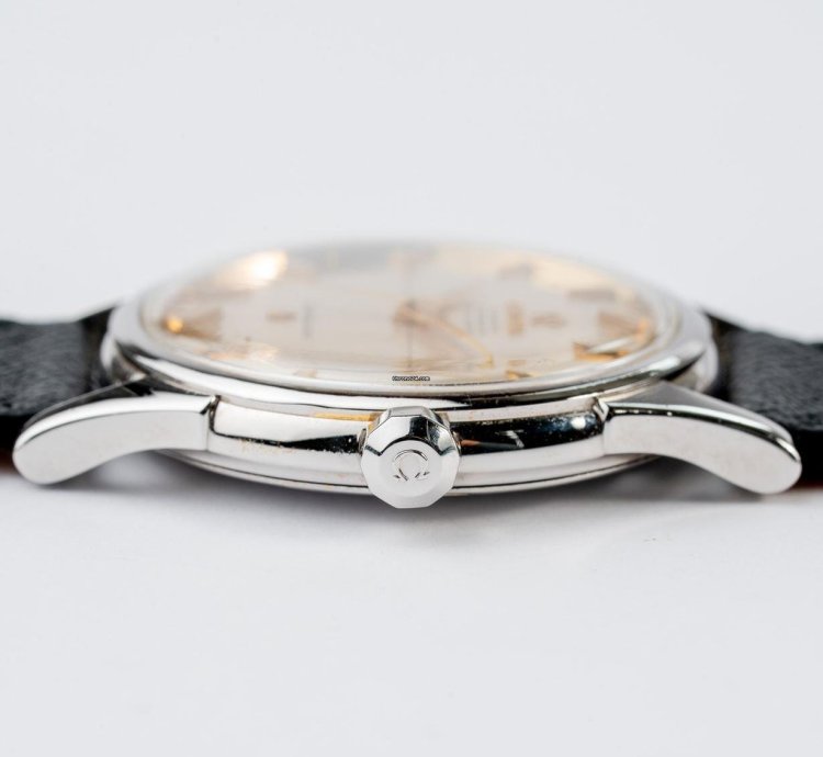 Omega Constellation Vintage Omega Constellation In 18k White Gold With White Pie-pan Dial 14381 2 From 1959