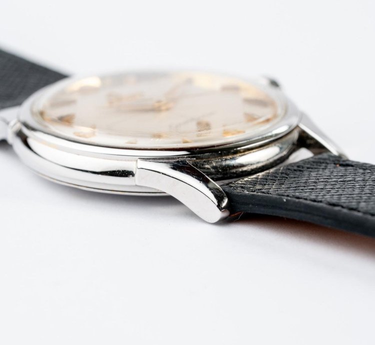 Omega Constellation Vintage Omega Constellation In 18k White Gold With White Pie-pan Dial 14381 2 From 1959