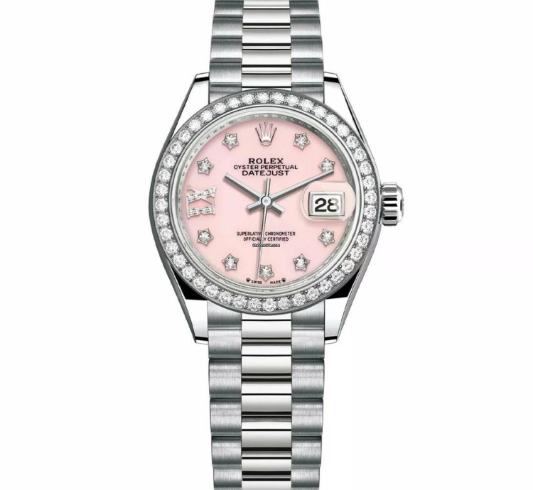 Rolex Lady-datejust New Unworn Oyster 28mm White Gold And Diamonds 279139rbr