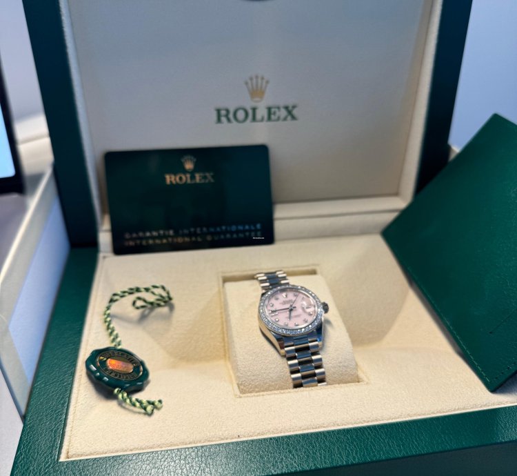 Rolex Lady-datejust New Unworn Oyster 28mm White Gold And Diamonds 279139rbr
