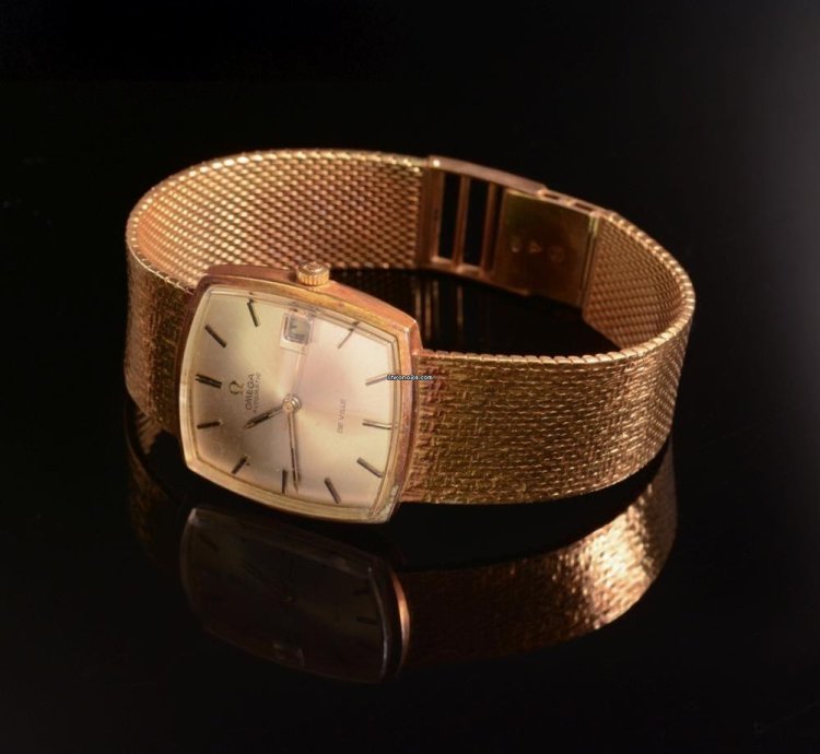 Omega De Ville 18k Solid Gold Unique Condition 9 8 10
