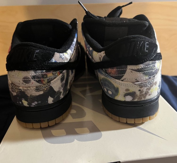 Supreme Nike Sb Dunk Low Og Qs - Rammellzee