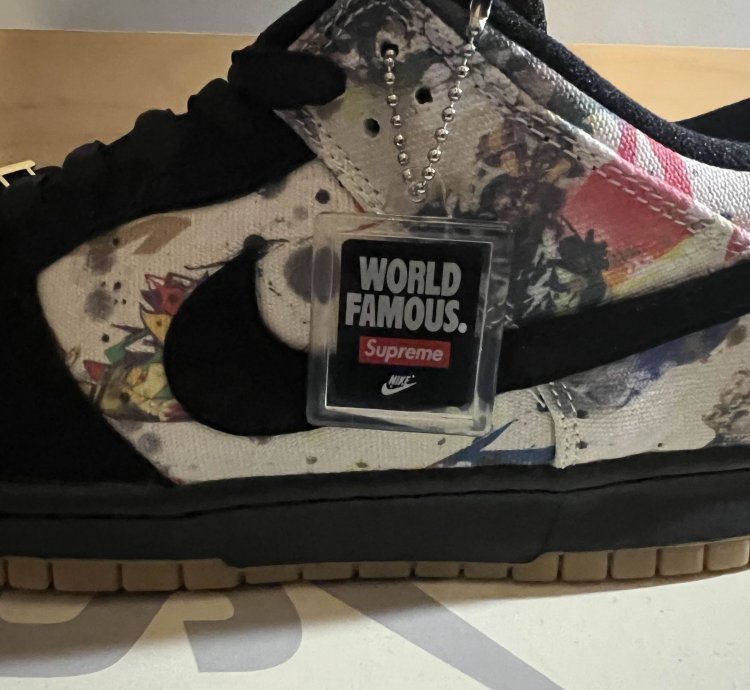 Supreme Nike Sb Dunk Low Og Qs - Rammellzee