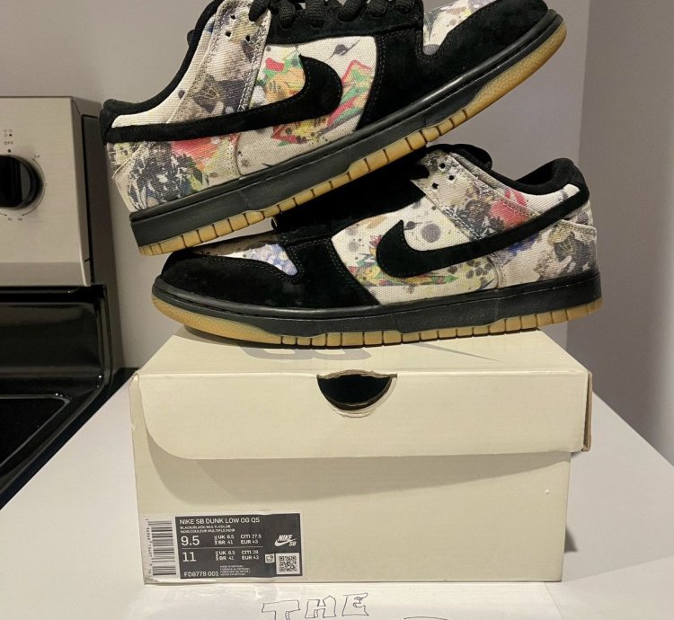 Supreme Nike Sb Dunk Low Og Qs Rammellzee