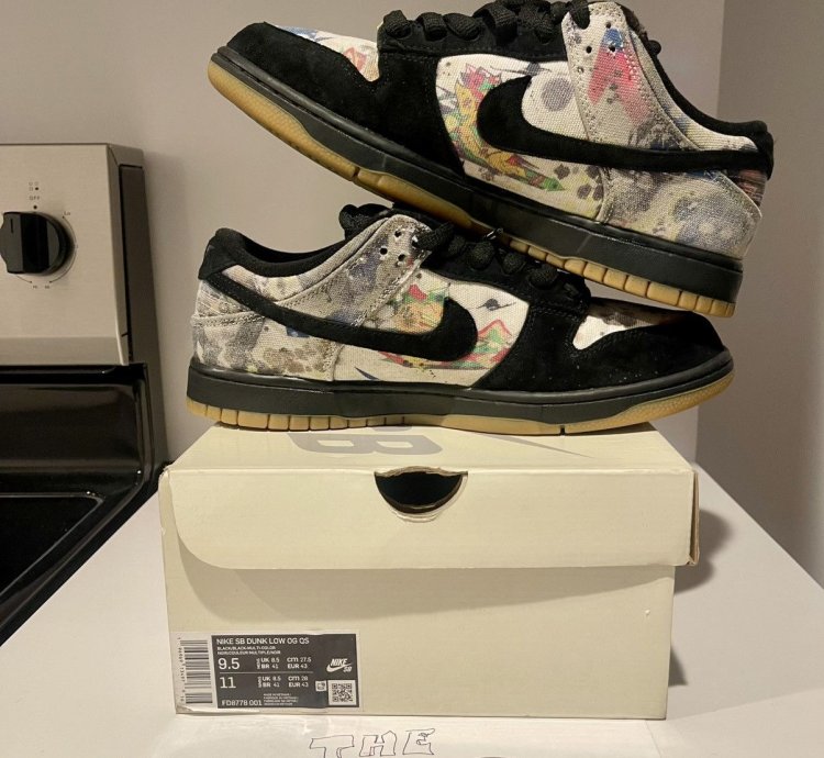 Supreme Nike Sb Dunk Low Og Qs Rammellzee