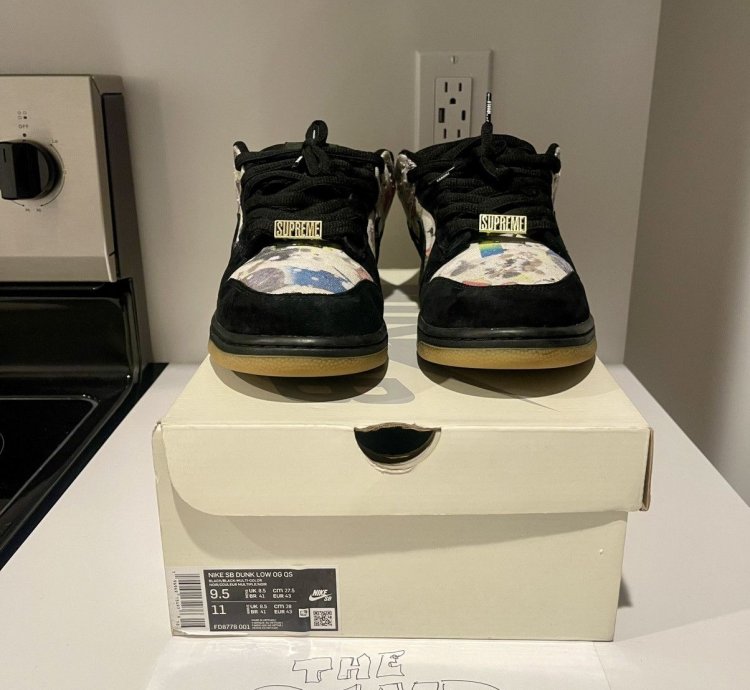Supreme Nike Sb Dunk Low Og Qs Rammellzee