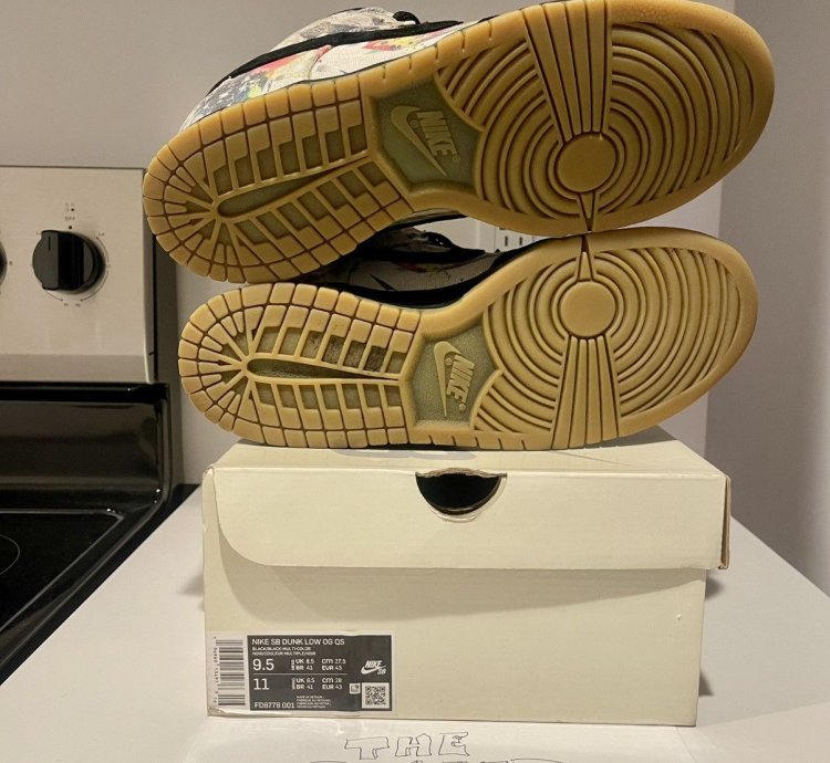 Supreme Nike Sb Dunk Low Og Qs Rammellzee