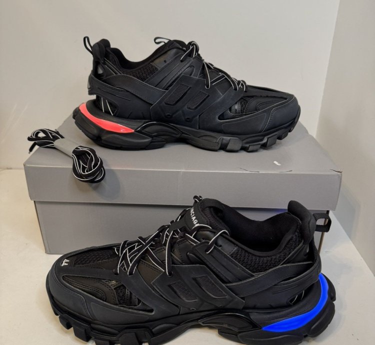 1500 Balenciaga Track Led Sneaker Black New Box Authentic