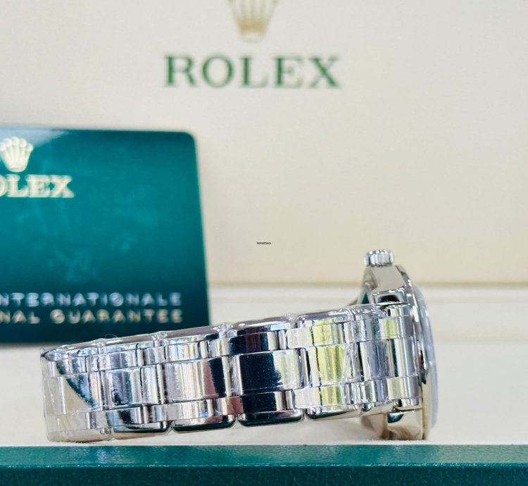 Rolex Lady-datejust Pearlmaster White Gold 81209 Factory Goldust Dream Mop Diamond Dial Unworn