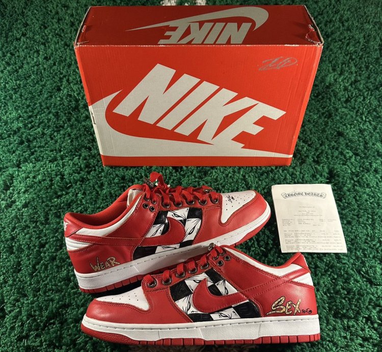1 1 Chrome Hearts Matty Boy Dunks Size 12