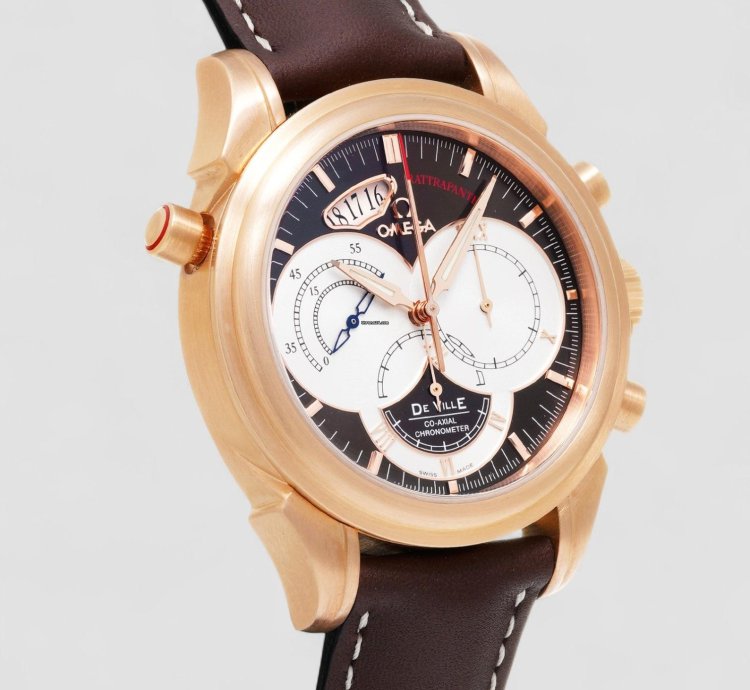 Omega De Ville Co-axial 41 Chronoscope Rattrapante Red Gold
