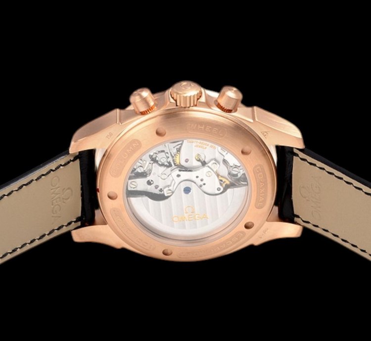 Omega De Ville Co-axial Chronoscope 41mm Automatic In Rose Gold