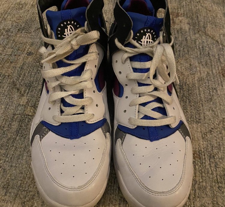 Air Flight Huarache Prm Qs White Lyon Blue