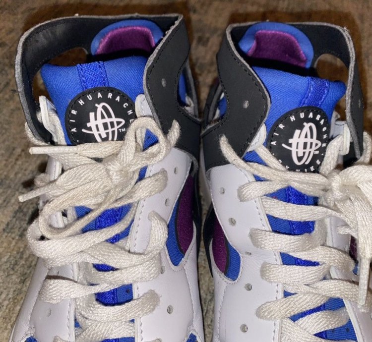 Air Flight Huarache Prm Qs White Lyon Blue
