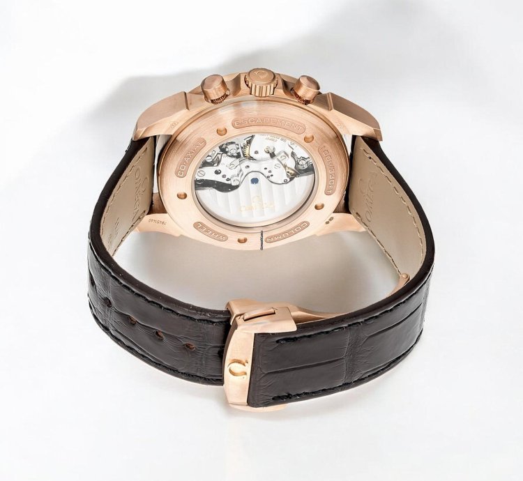 Omega De Ville Co-axial Chronoscope Co-axial Gmt Chronograph Rose Gold Automatic