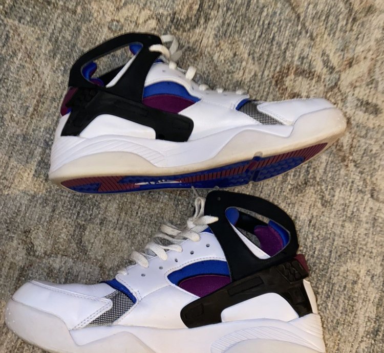 Air Flight Huarache Prm Qs White Lyon Blue